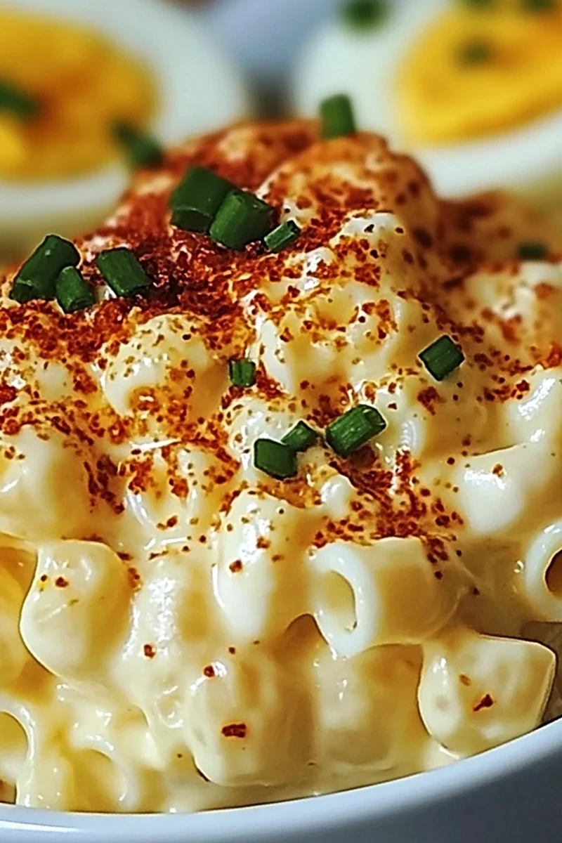 Creamy Deviled Egg Macaroni Salad 3 Recipe image