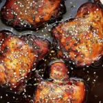 Slow Cooker Honey Garlic Chicken Thighs 4 Slow Cooker Honey Garlic Chicken Thighs