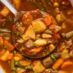 Crockpot Vegetable Beef Soup 4 Crockpot Vegetable Beef Soup
