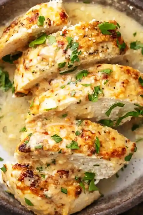 Creamy Baked Caesar Chicken 3 Recipe image