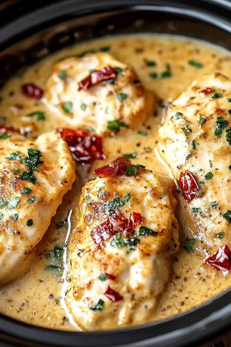 Slow Cooker Creamy Marry Me Chicken 3 Recipe image