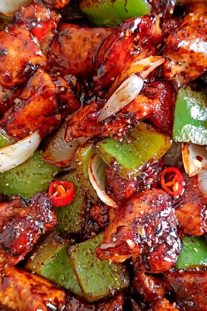 Savory Homemade Black Pepper Chicken 3 Recipe image