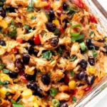 Easy Chicken Burrito Casserole
