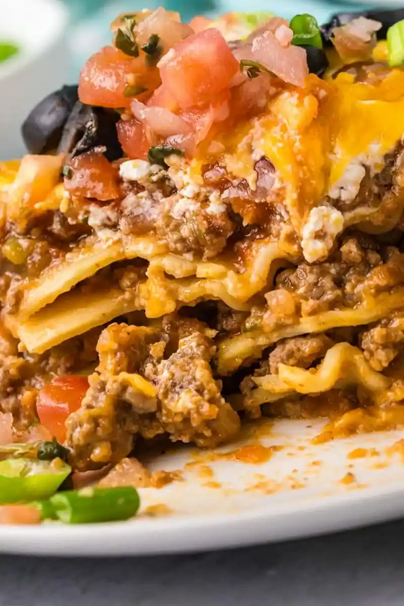 Mexican Lasagna with Noodles 3 Recipe image