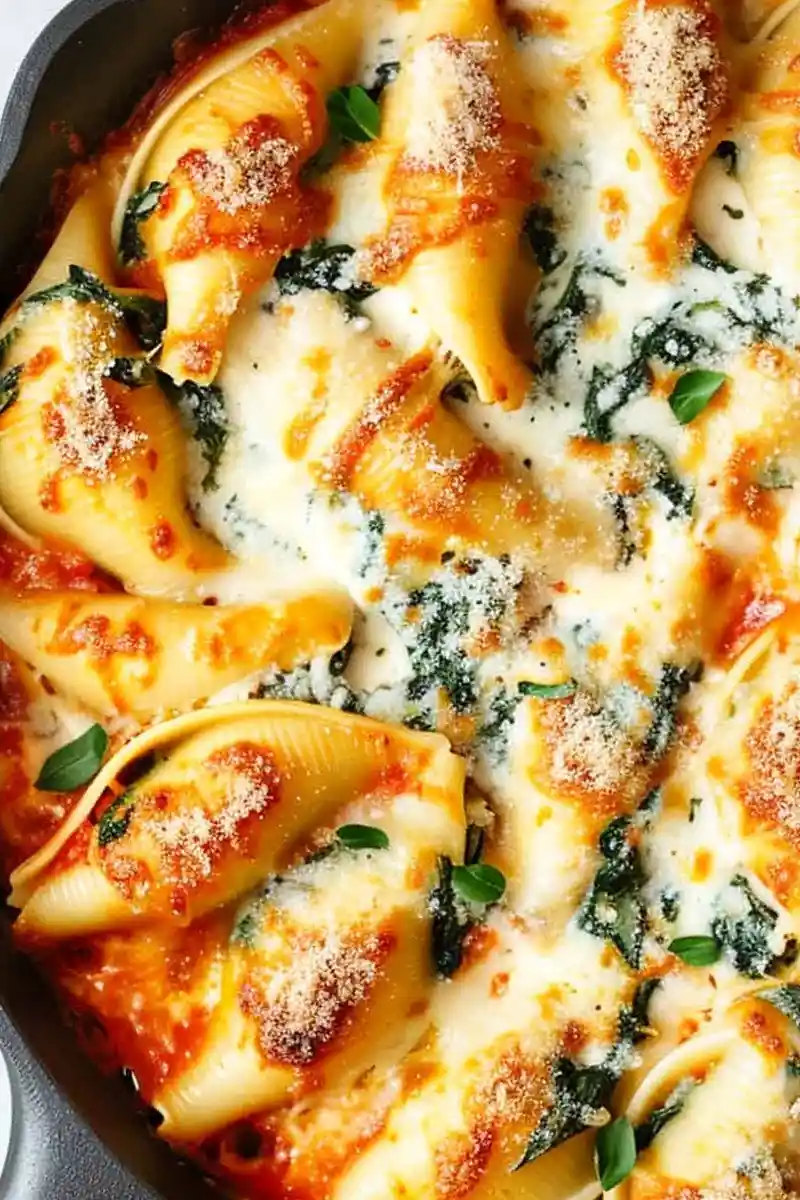 Creamy Spinach and Ricotta Stuffed Shells 3 Recipe image