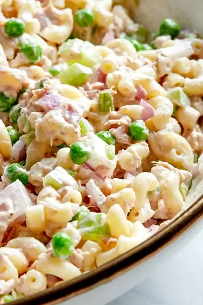 Creamy Tuna Pasta Salad for Healthy Meal Prep 3 Recipe image