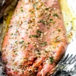 Garlic Butter Baked Salmon in Foil 4 Garlic Butter Baked Salmon in Foil