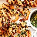 Garlic Grilled Shrimp Skewers 4 Garlic Grilled Shrimp Skewers