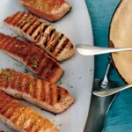 Char-Grilled Salmon Fillets with Zesty Lime Butter 4 Char-Grilled Salmon Fillets with Zesty Lime Butter