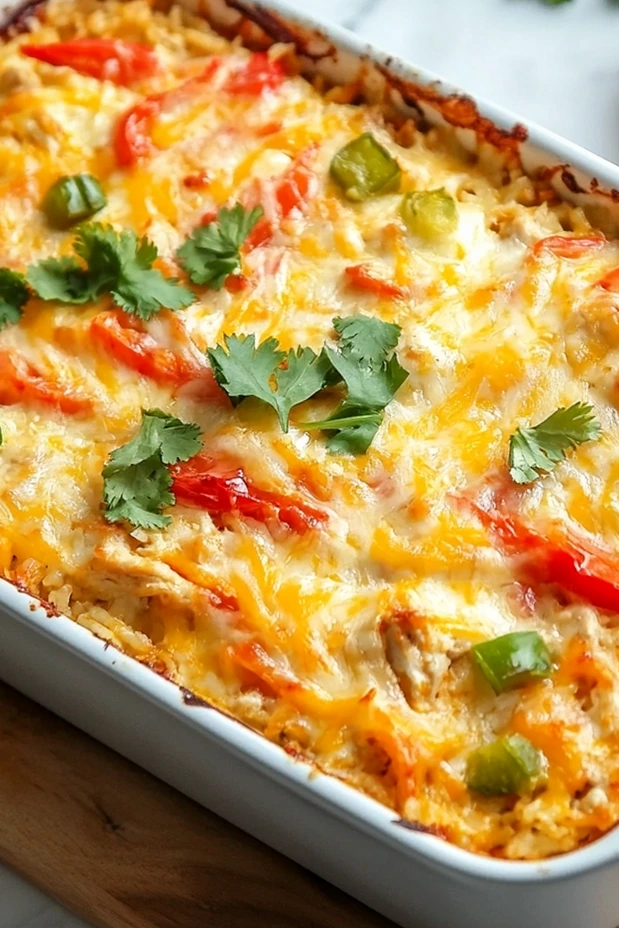 Hearty Chicken Fajita Casserole 3 Recipe image