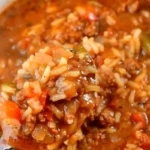 Hearty Homemade Stuffed Pepper Soup 4 Hearty Homemade Stuffed Pepper Soup