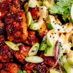 Honey Garlic Salmon Rice Bowls 4 Honey Garlic Salmon Rice Bowls