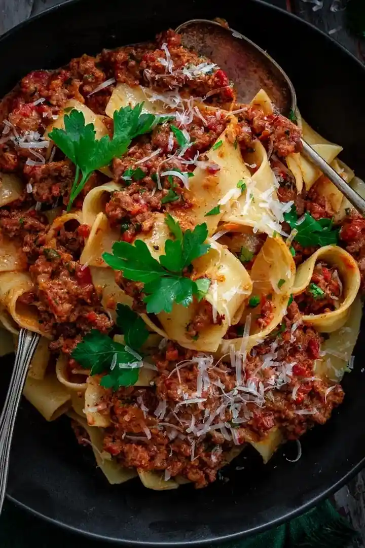 Hearty Slow-Cooked Bolognese Sauce 3 Recipe image
