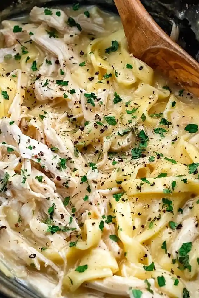 Creamy Instant Pot Chicken and Noodles 3 Recipe image