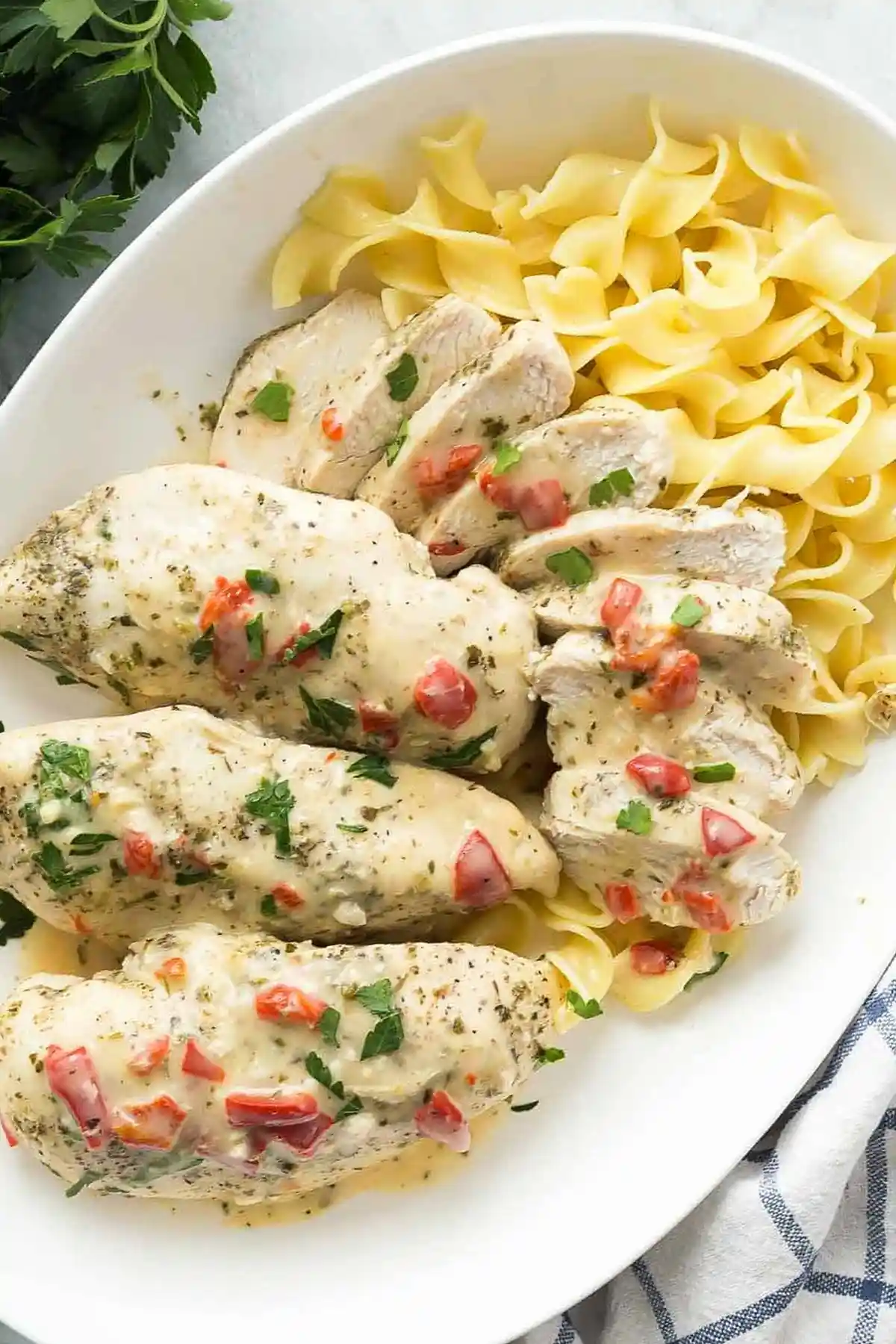 Creamy Italian Instant Pot Chicken Breasts 3 Recipe image