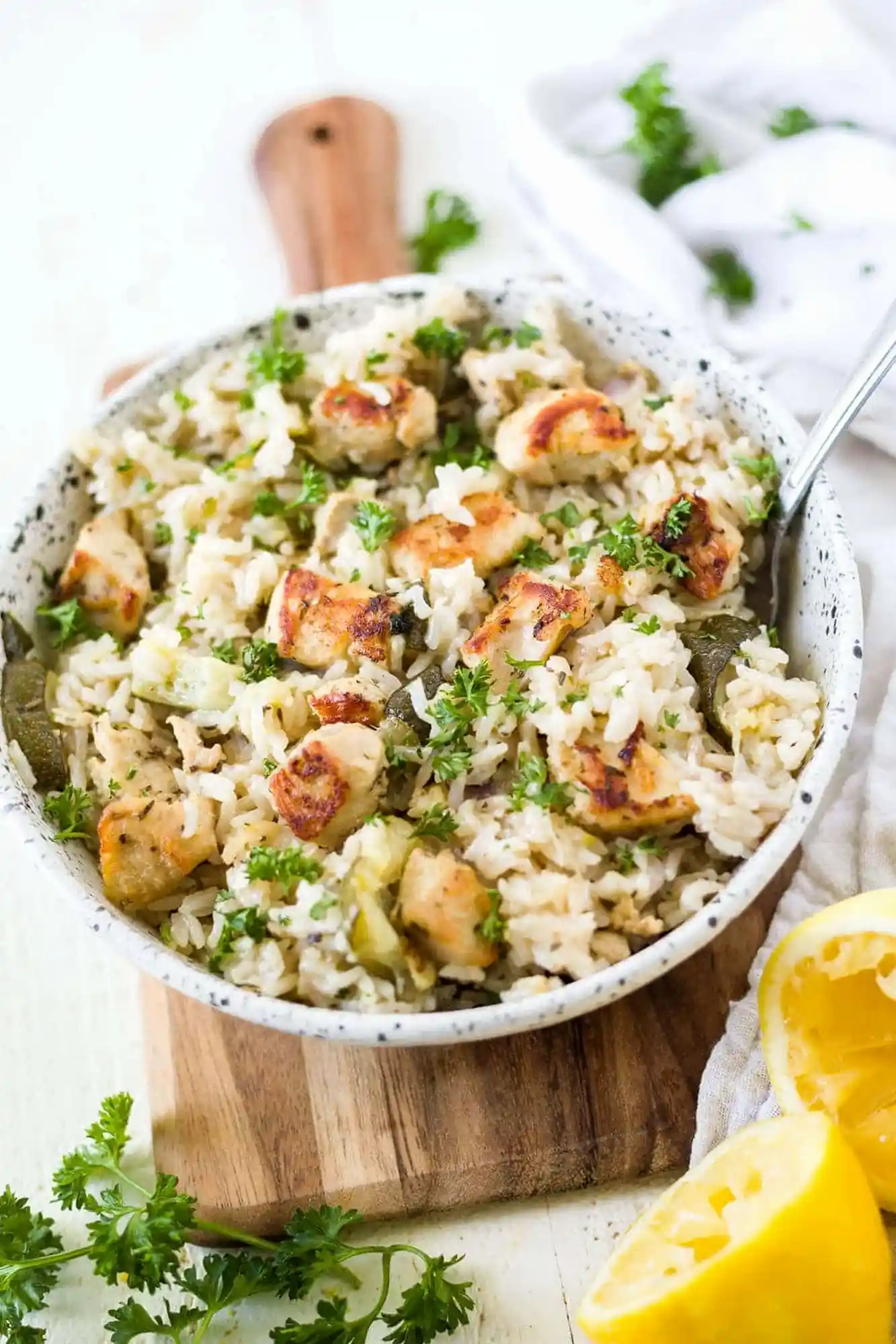 Instant Pot Greek Chicken and Rice 3 Recipe image