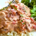 Slow Cooker Italian Creamy Chicken Thighs 4 Slow Cooker Italian Creamy Chicken Thighs