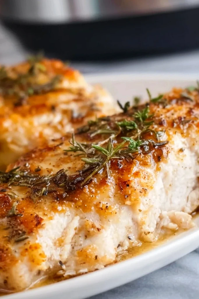 Juicy Slow Cooker Garlic Herb Chicken Breast 3 Recipe image