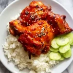 Sweet and Spicy Baked Korean Chicken Thighs 4 Sweet and Spicy Baked Korean Chicken Thighs