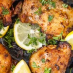 Lemon Garlic Air Fryer Boneless Chicken Thighs 4 Lemon Garlic Air Fryer Boneless Chicken Thighs
