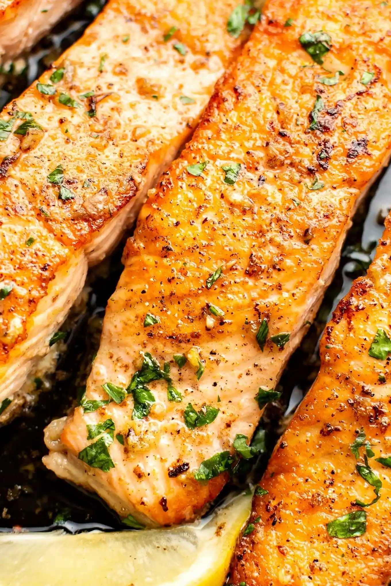 Lemon Garlic Butter Salmon 3 Recipe image
