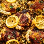 Mediterranean One Pan Chicken and Rice 4 Mediterranean One Pan Chicken and Rice