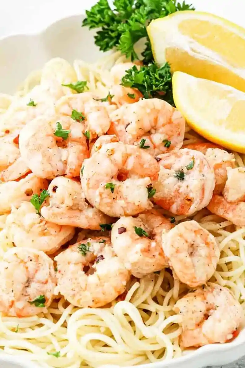 Lemon Garlic Shrimp Scampi 3 Recipe image