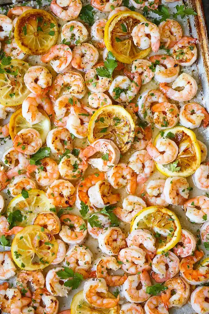 Sheet Pan Garlic Butter Shrimp 3 Recipe image