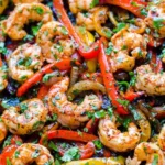 Zesty One-Pan Shrimp Fajitas 4 Zesty One-Pan Shrimp Fajitas