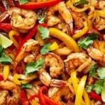 One-Pan Sautéed Shrimp Fajitas 4 One-Pan Sautéed Shrimp Fajitas