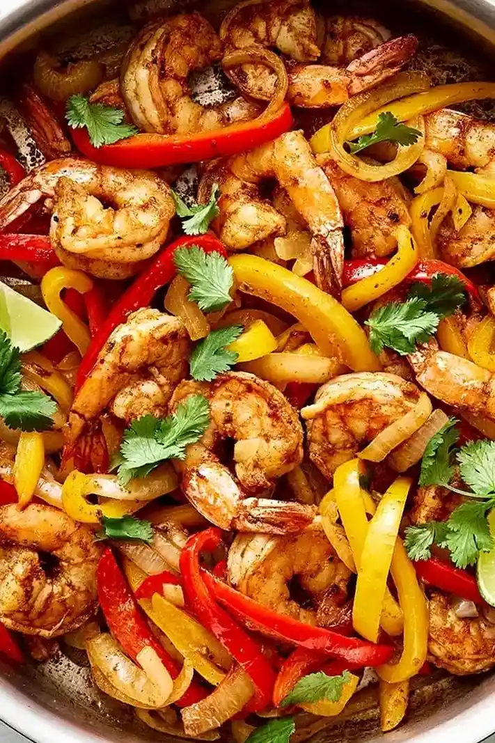 One-Pan Sautéed Shrimp Fajitas 3 Recipe image