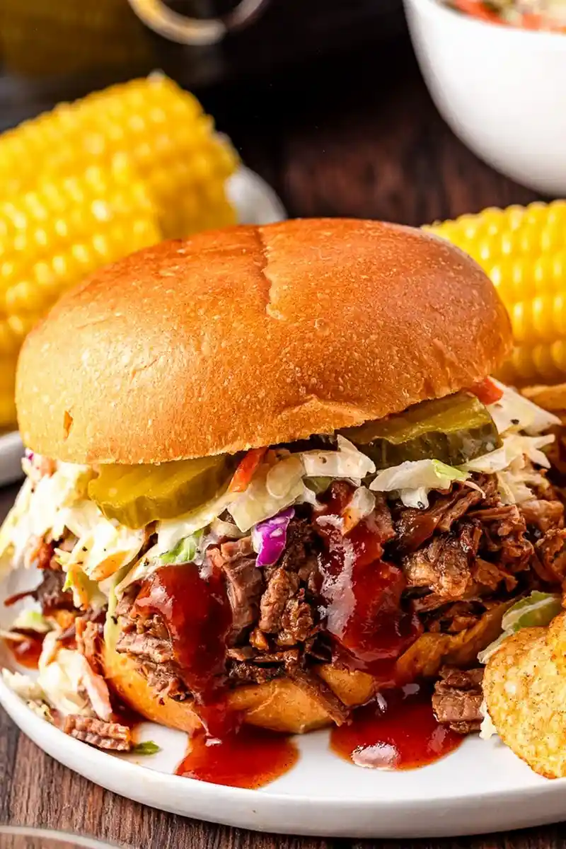 Tender Slow Cooker BBQ Beef Brisket 3 Recipe image