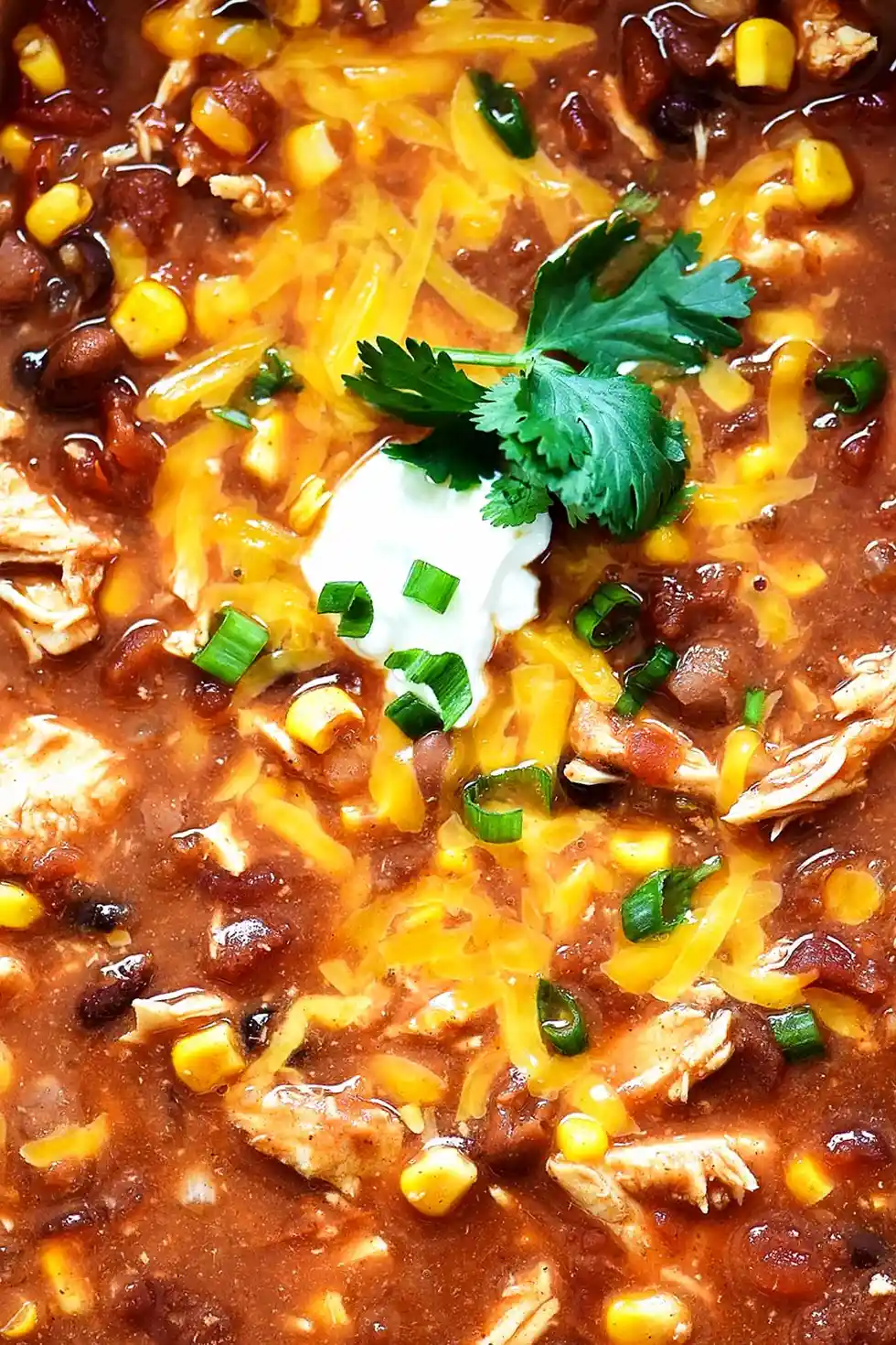 Slow Cooker Chicken Taco Soup 3 Recipe image