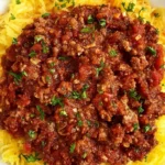 Slow Cooker Spaghetti Squash and Meat Sauce 4 Slow Cooker Spaghetti Squash and Meat Sauce