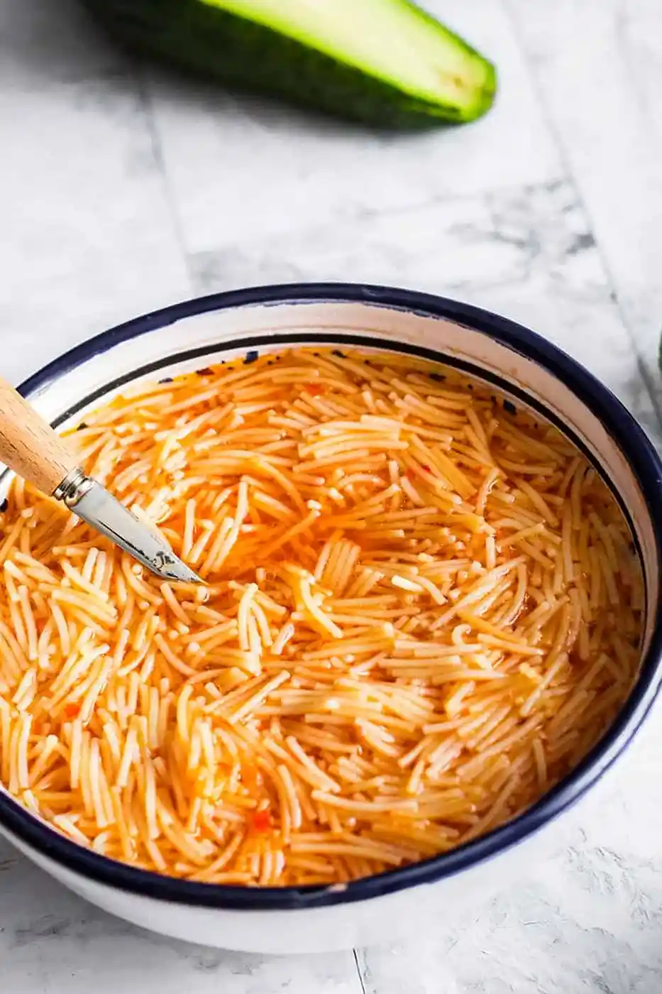 Mexican Fideo Soup (Traditional Tomato Noodle Soup) 3 Recipe image