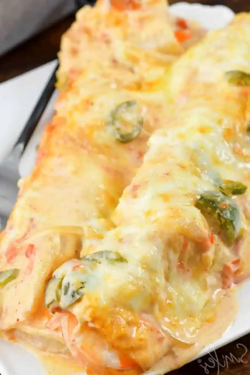 Creamy and Spicy Shrimp Enchiladas 3 Recipe image
