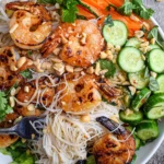 Zesty Shrimp and Cucumber Rice Noodle Bowls 4 Zesty Shrimp and Cucumber Rice Noodle Bowls