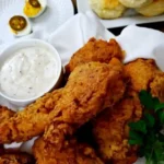 Crispy Southern Style Pan Fried Chicken 4 Crispy Southern Style Pan Fried Chicken