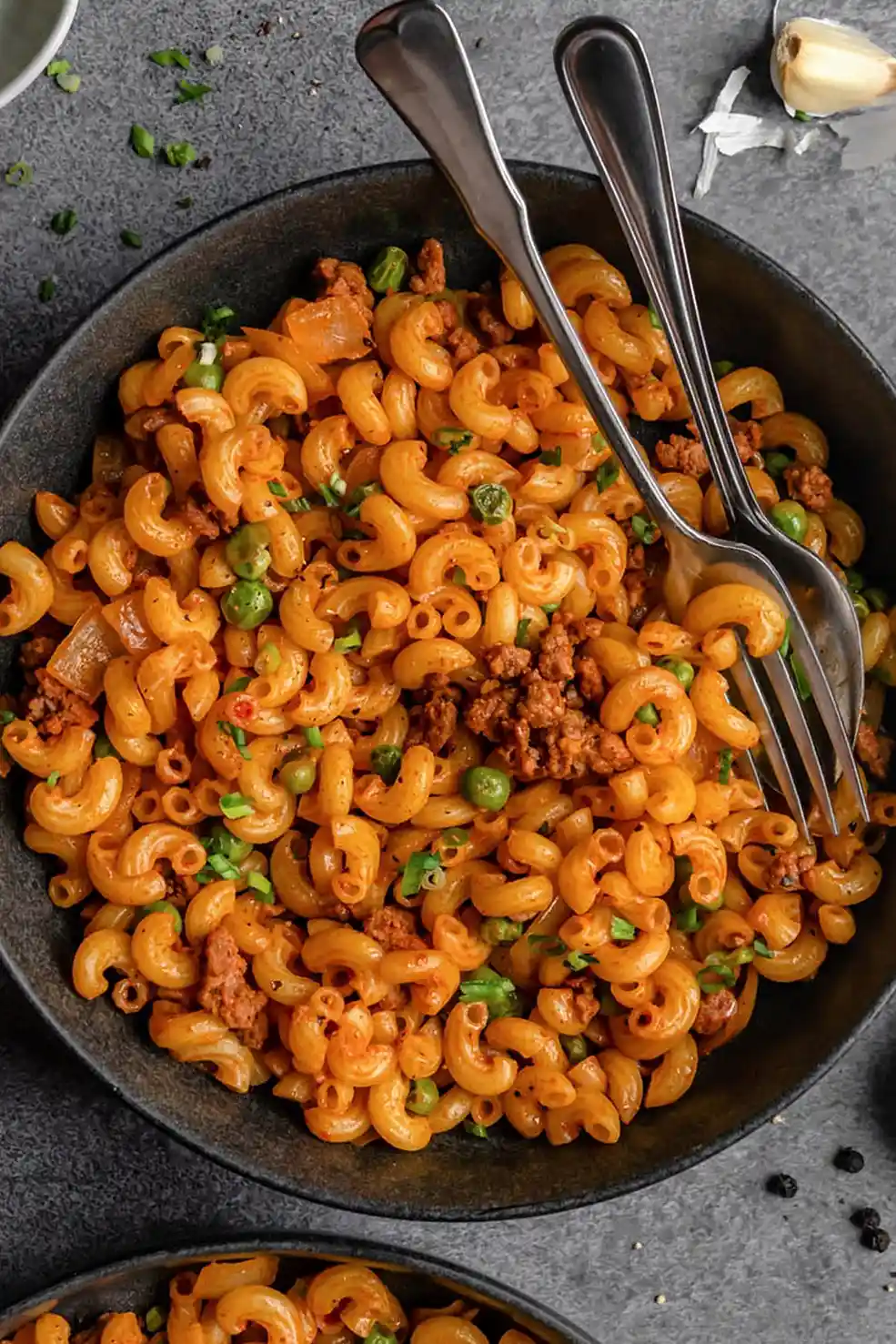 Vietnamese Stir Fried Macaroni with Beef (Nui Xao Bo) 3 Recipe image