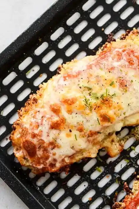 Crispy Air Fryer Chicken Parmesan 3 Recipe image