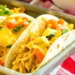 Slow Cooker Queso Chicken Tacos 4 Slow Cooker Queso Chicken Tacos