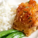 Glazed Apricot Chicken Thighs 4 Glazed Apricot Chicken Thighs