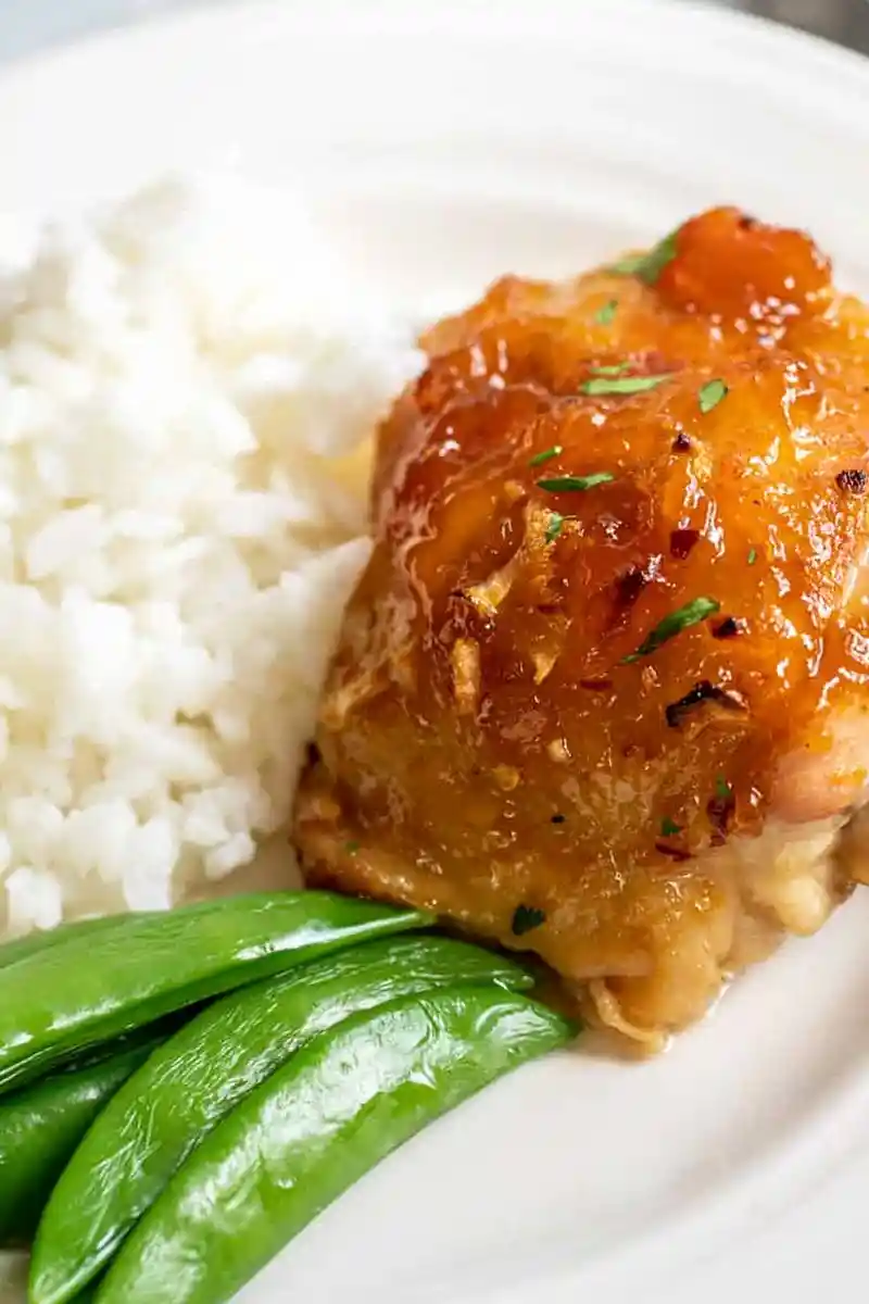 Glazed Apricot Chicken Thighs 3 Recipe image