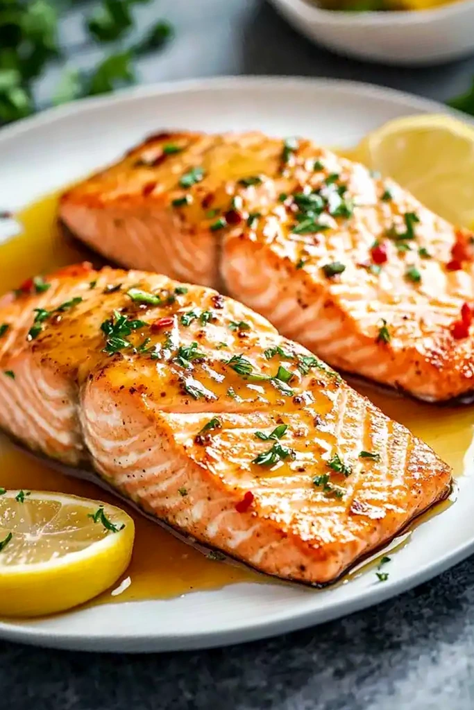 Baked Salmon with Honey Mustard 3 Recipe image
