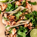 Blackened Salmon Tacos with Avocado Salsa 4 Blackened Salmon Tacos with Avocado Salsa