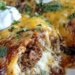 Cheesy Ground Beef Enchiladas 4 Cheesy Ground Beef Enchiladas