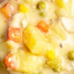 Easy Slow Cooker Chicken Pot Pie Soup 4 Easy Slow Cooker Chicken Pot Pie Soup