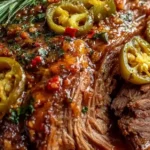 Slow Cooker Mississippi Pot Roast with Pepperoncini 4 Slow Cooker Mississippi Pot Roast with Pepperoncini