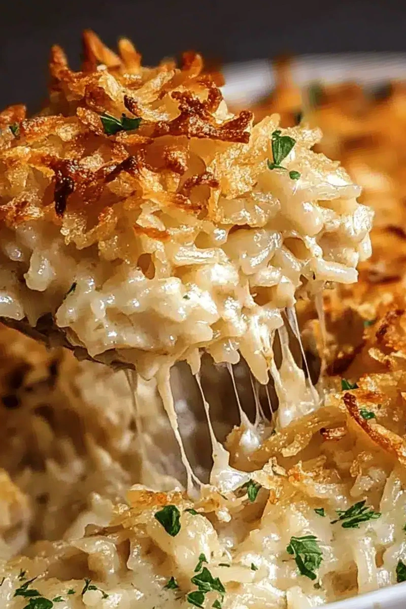 French Onion Chicken Rice Bake 3 Recipe image