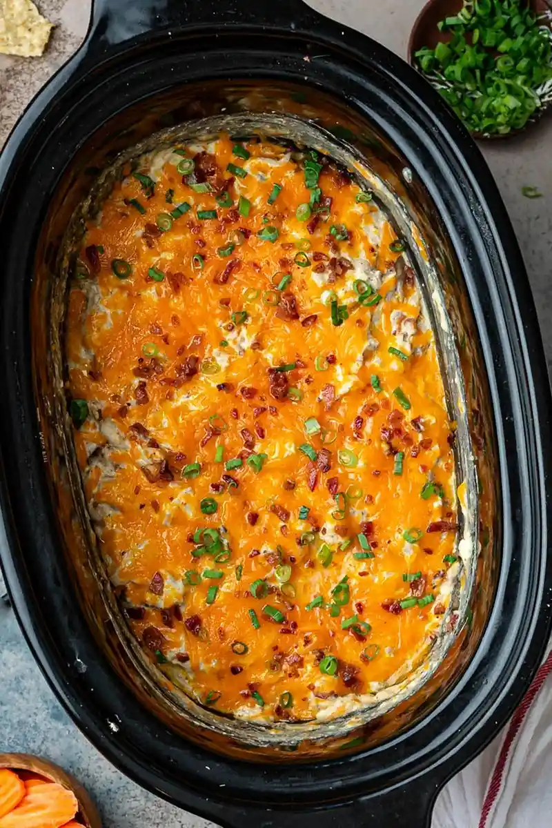 Creamy Slow Cooker Ranch Chicken Dip 3 Recipe image